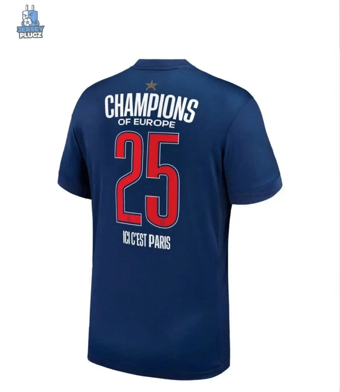 MAILLOT COLLECTOR PSG CHAMPION 2025 JerseyPlugz