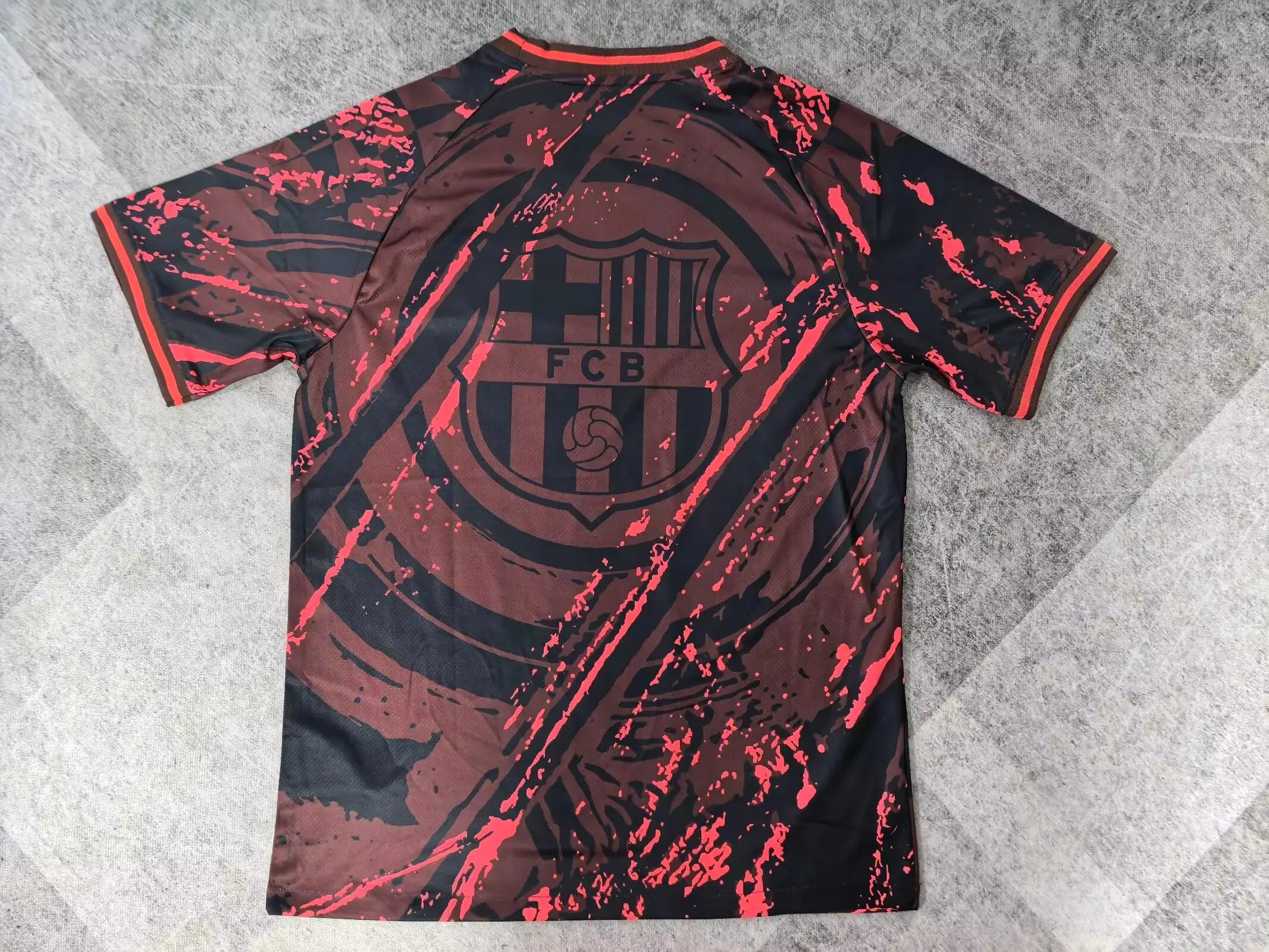 MAILLOT CONCEPT FC BARCELONE "RED & BLACK" JerseyPlugz