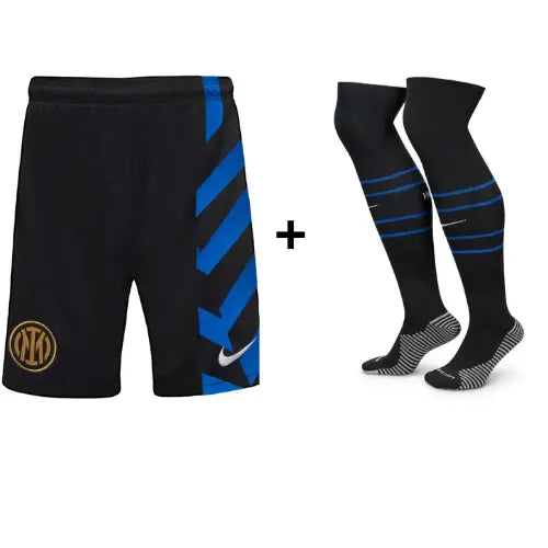 Short + chaussettes de football inter milan Domicile JerseyPlugz
